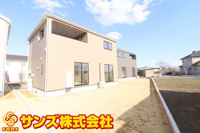 矢吹町八幡町第24　　　２号棟　　　善郷小学校、矢吹中学区の外観|南西側から見た外観