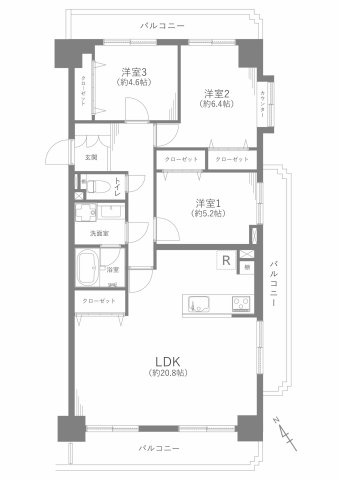 【間取り】の画像