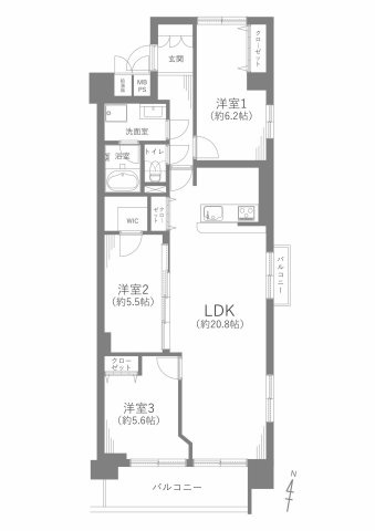 【間取り】の画像