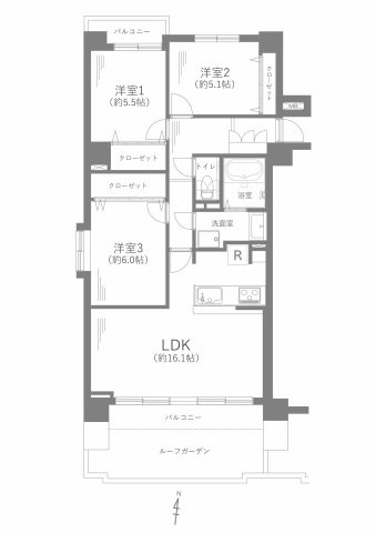 【間取り】の画像