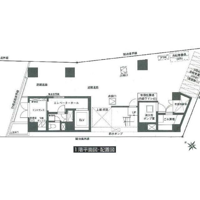 プレール新宿余丁町の区画図