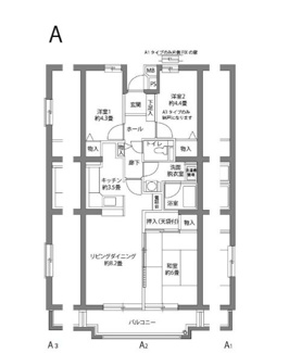 【間取り】 | ヒルズ南戸塚３号棟