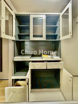 【収納】 | ハートフルシティ松戸六高台スクエア1 | キッチン背面にある収納