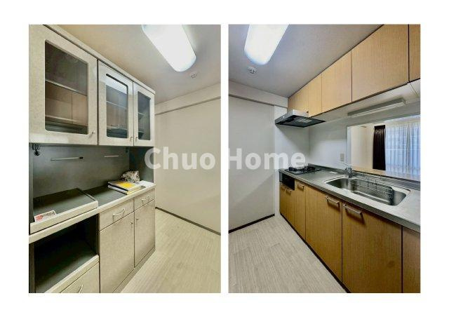 ハートフルシティ松戸六高台スクエア1のキッチン|ワイドで収納豊富なシステムキッチン・