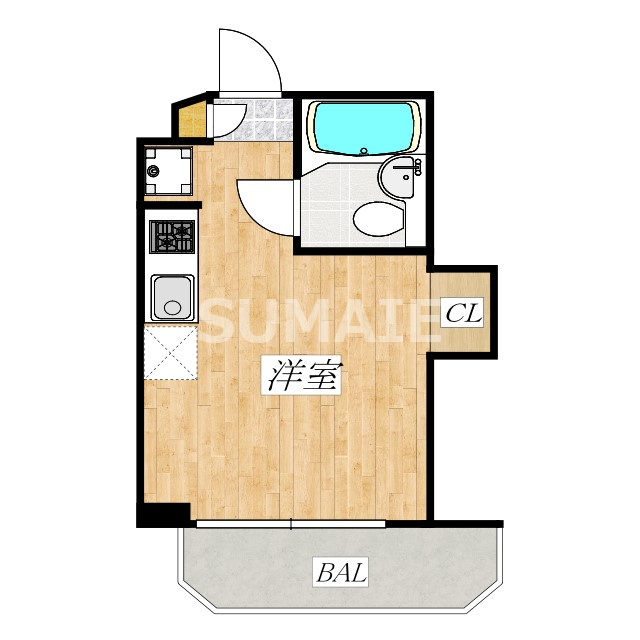 ワコー第２マンションの間取り|間取りです。