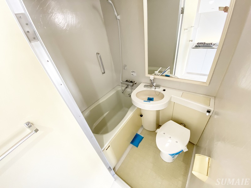 ワコー第２マンションの浴室|3点ユニットバスです☆