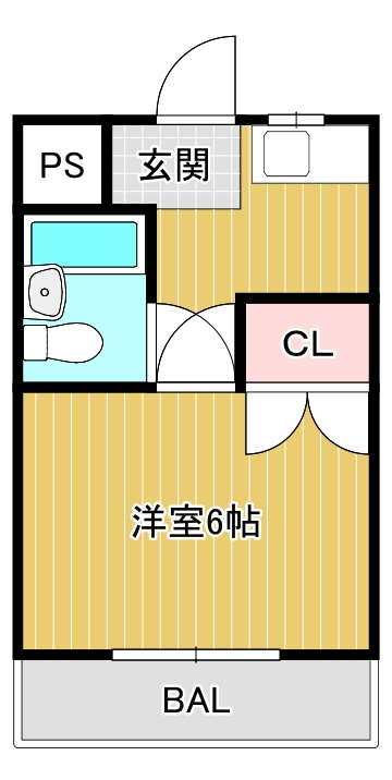 ファーストインK2の間取り