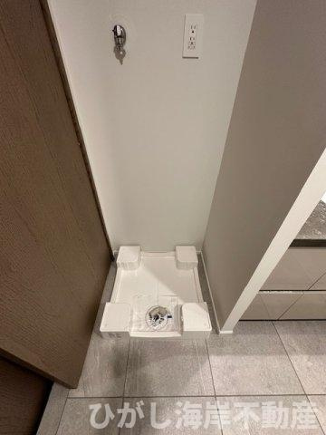 クリオ鵠沼海岸グランロワのランドリースペース|洗濯機置場