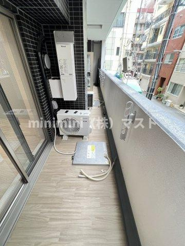 プレサンス大国町アドロッソのバルコニー
