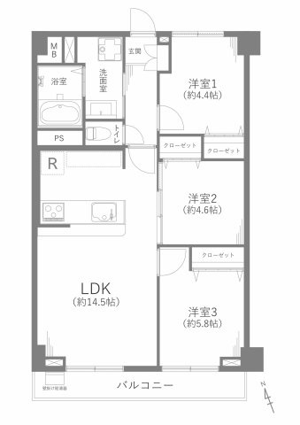 戸部グランドハイツA棟の画像