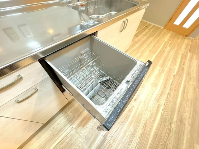 ２０２５年１１月リフォーム完了◆３沿線利用可◆周辺環境充実◆伏見区革屋町のキッチン|食器洗浄乾燥機