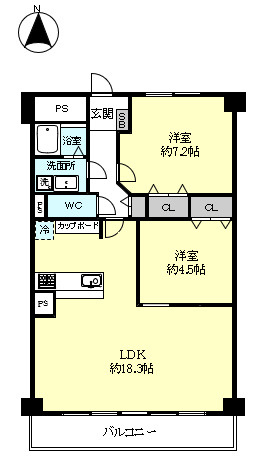 ユニハイツ朝霧の間取り|お家のご質問はお気軽にご相談下さい。