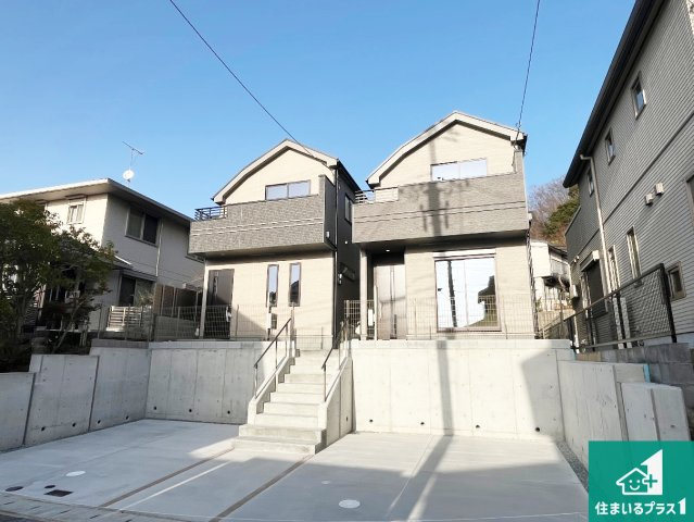 神戸市垂水区塩屋北町　新築一戸建ての外観|お客様に長く安心して住んでいだだける事にこだわった家づくり！住んでからのアフターサービスにもしっかりと取り組んでいます！