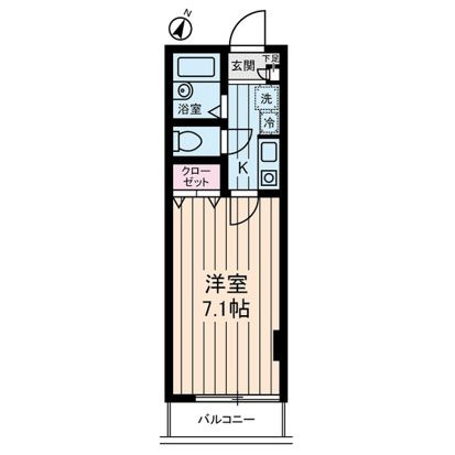 グランドール北上野の間取り