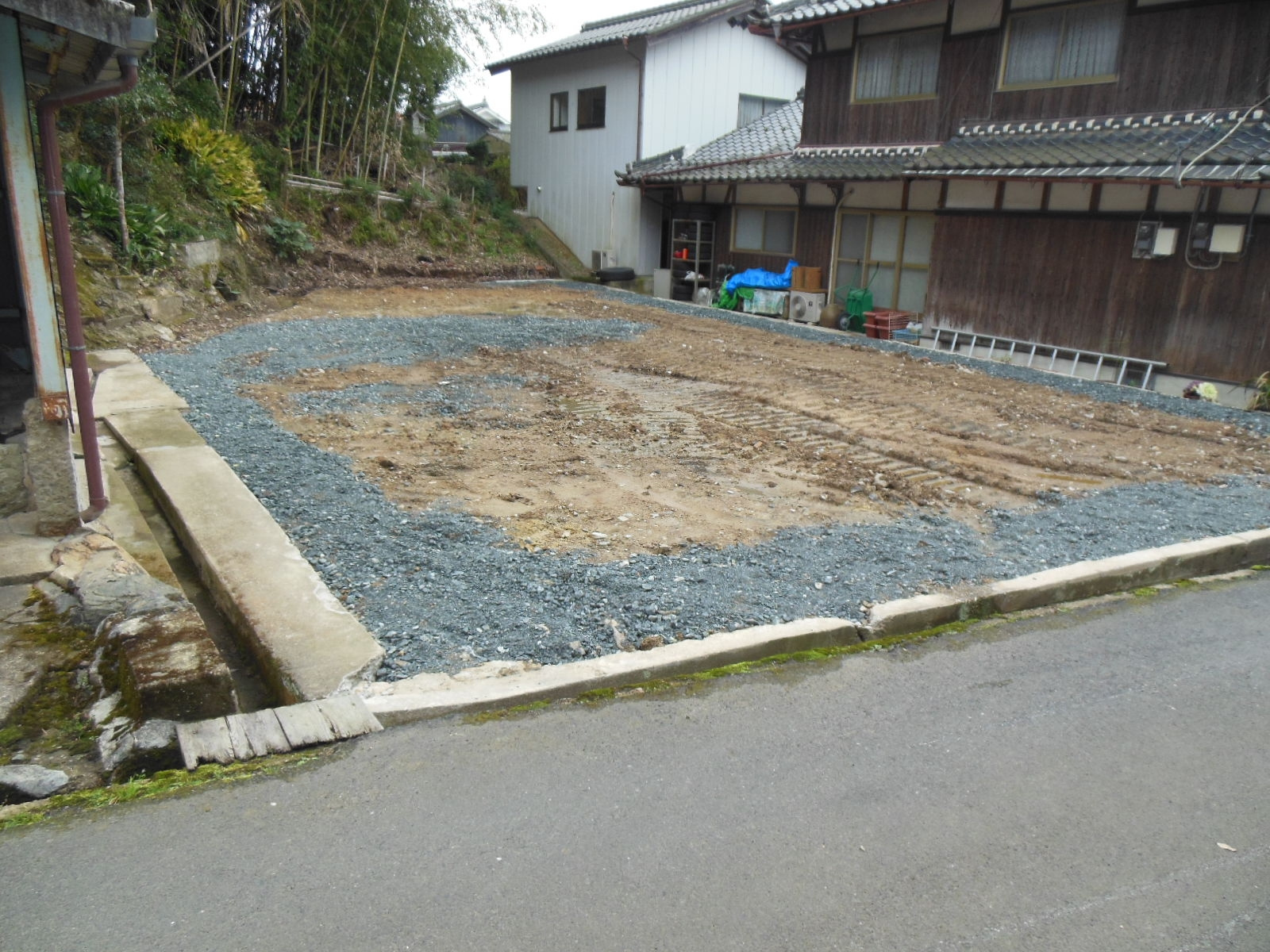 丹波市春日町黒井の売地の外観
