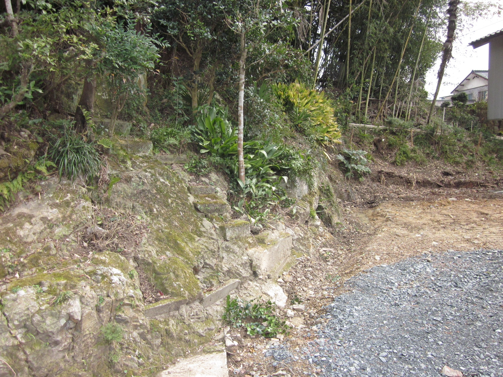 丹波市春日町黒井の売地の外観