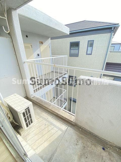 ハイツ24のバルコニー|バルコニー付きです