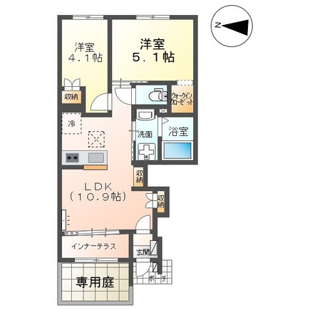 レサンス八街の間取り|間取図