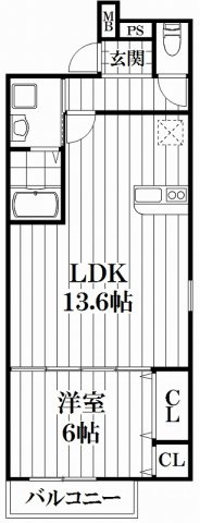 【間取り】 | フジパレス鴻池新田V番館