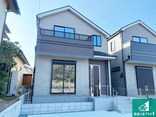 神戸市垂水区桃山台　新築一戸建ての外観|お客様に長く安心して住んでいだだける事にこだわった家づくり！住んでからのアフターサービスにもしっかりと取り組んでいます！
