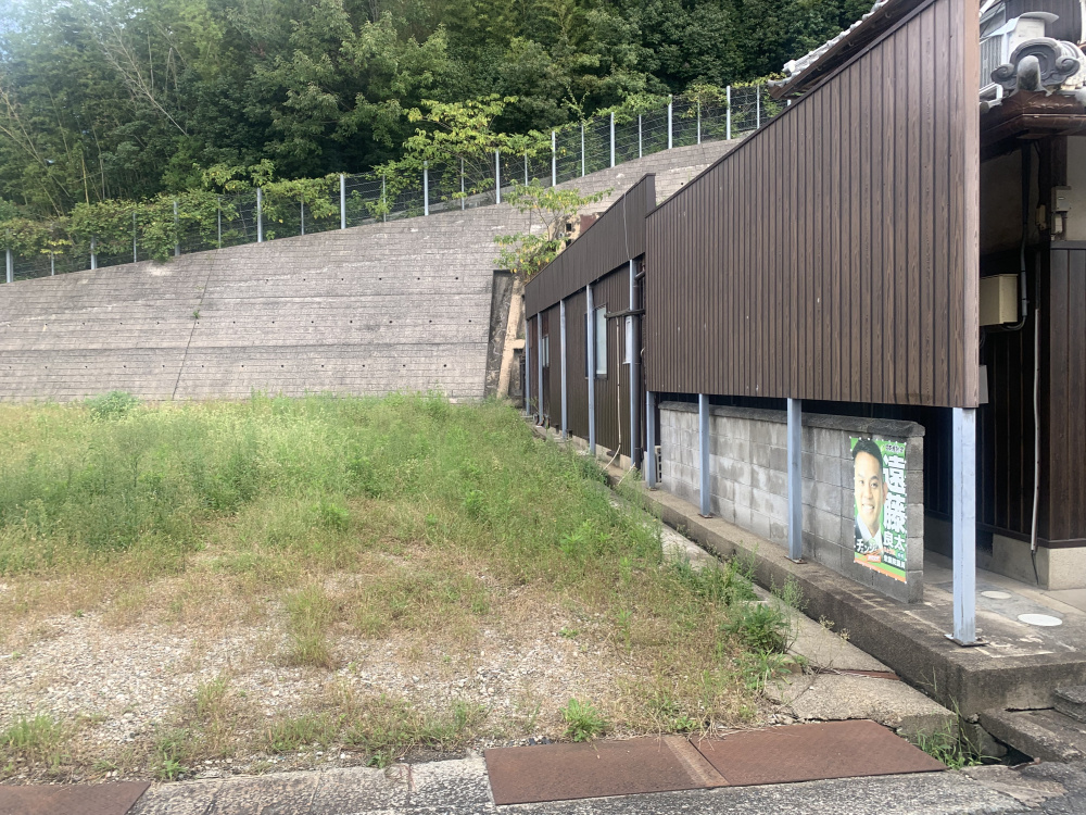 丹波市春日町黒井の売地の外観