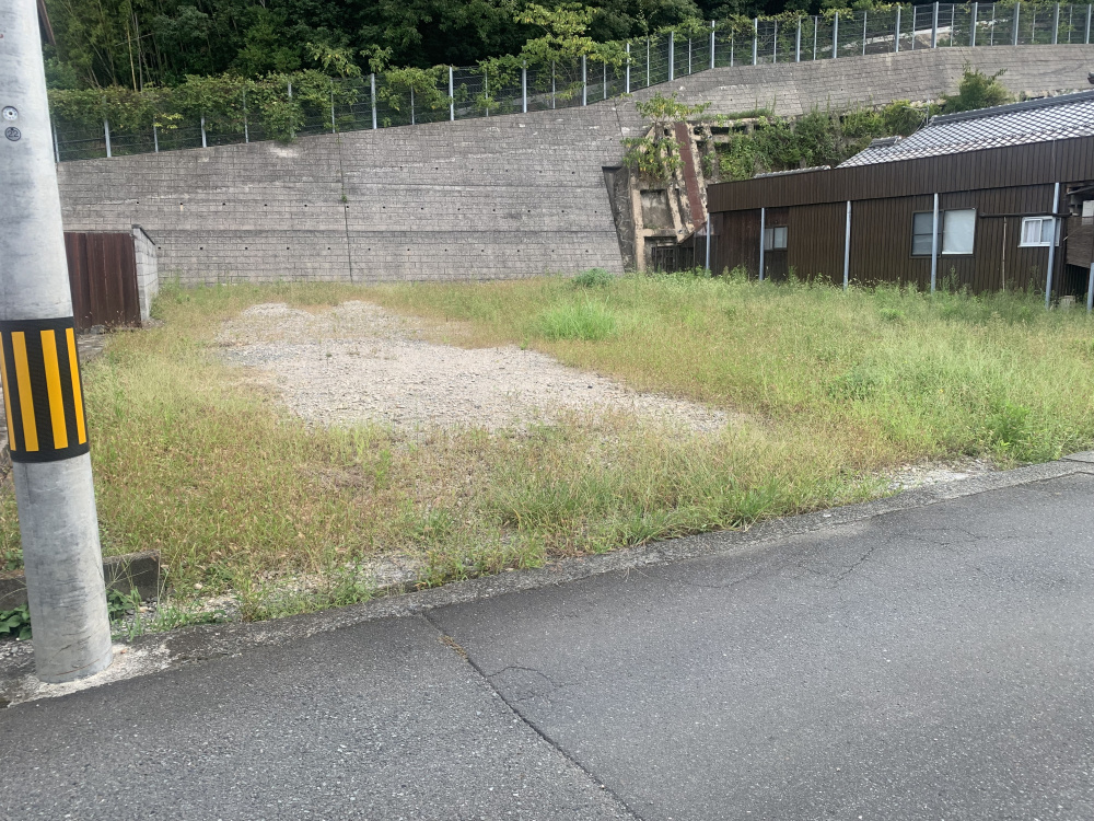 丹波市春日町黒井の売地の外観
