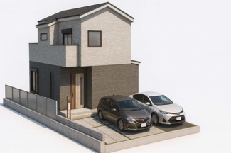 【外観】 | 右京区太秦堀池町　建築条件付 | 《参考プランイメージパース》