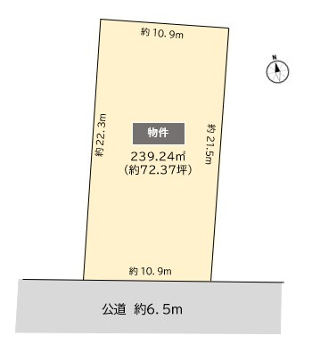 名古屋市名東区高間町の区画図