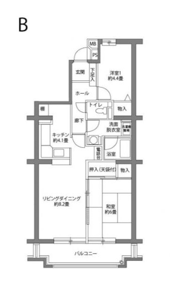 【間取り】 | ヒルズ南戸塚３号棟