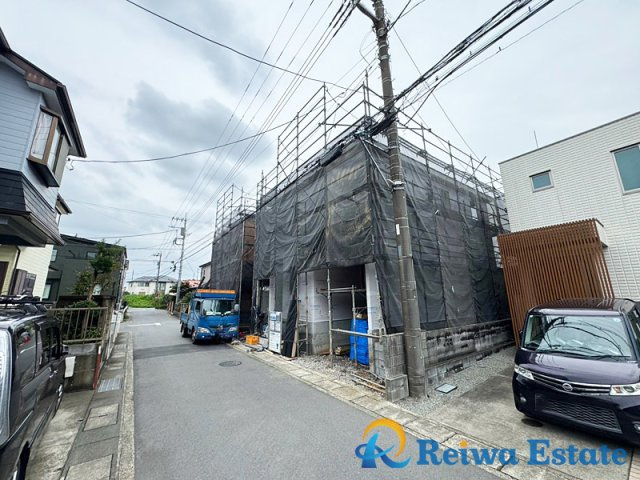 新築戸建　高座郡寒川町宮山の前面道路含む現地写真