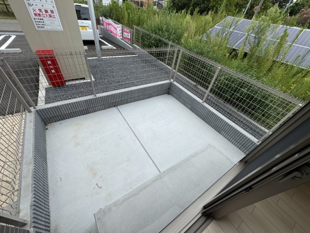 レサンス八街のバルコニー|専用庭（１階のみ）