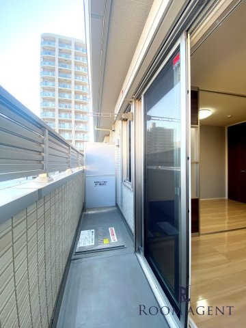 ヒールコートⅡのバルコニー