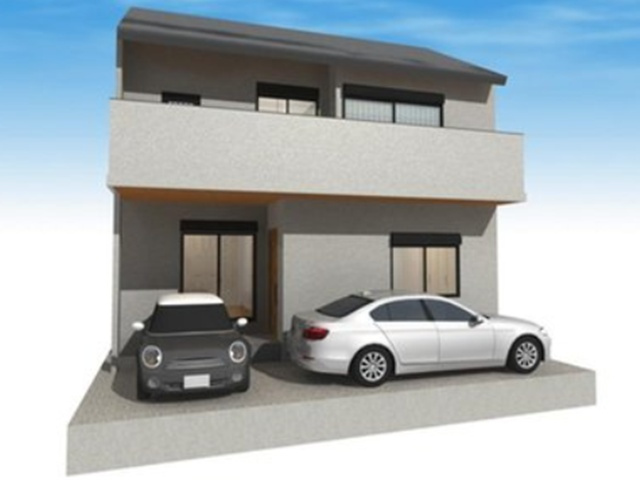 【外観パース】 | 山科区西野八幡田町　新築戸建