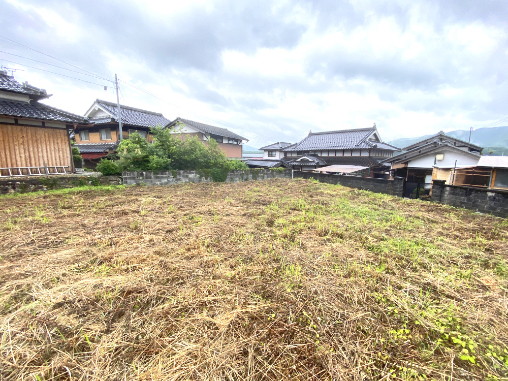 丹波市市島町下竹田の売地の外観