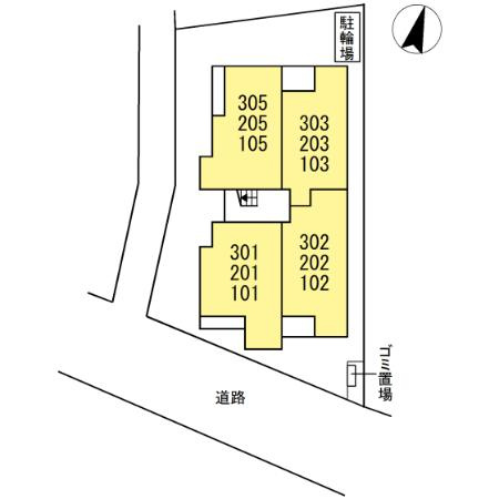 Asset-Court八坂の区画図