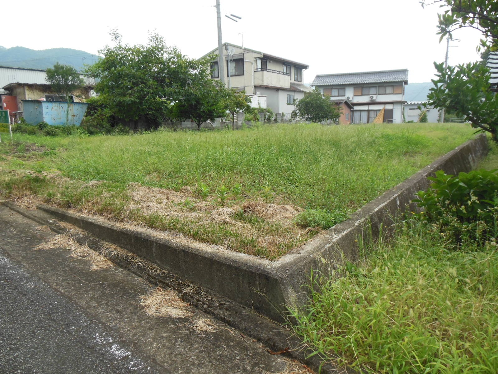 丹波市市島町上竹田の売地の外観