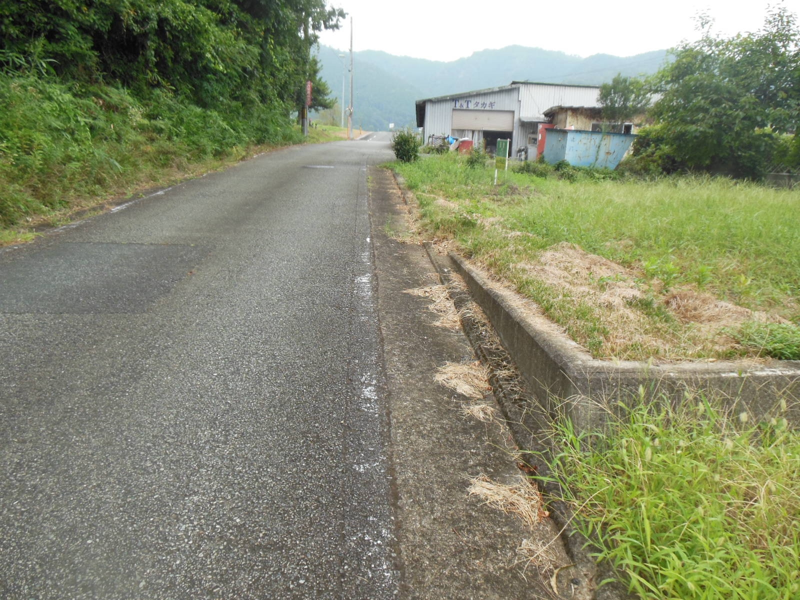 丹波市市島町上竹田の売地の外観