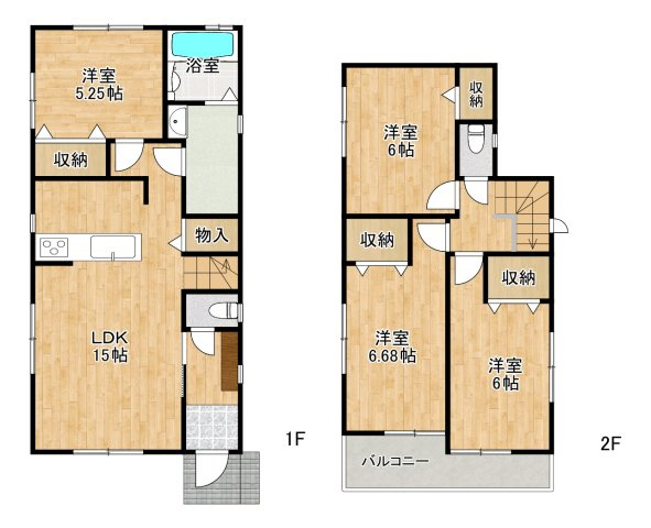 仙台市泉区歩坂町の間取り