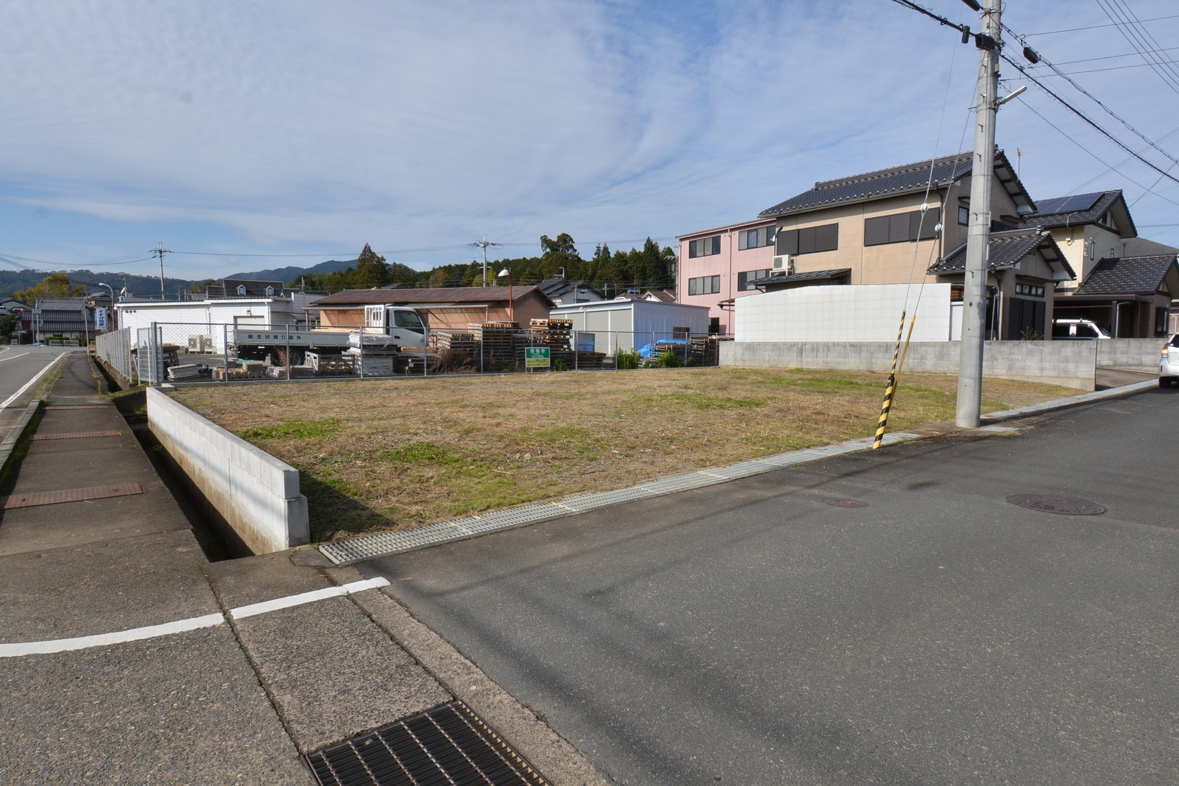 丹波市市島町下竹田の売地の外観