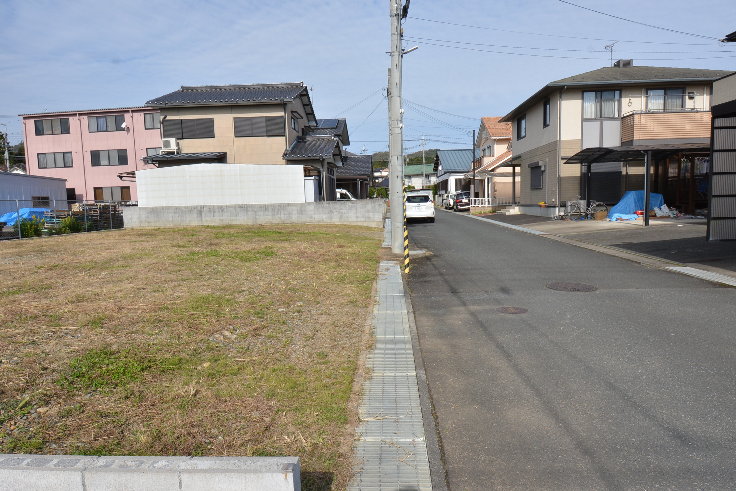 丹波市市島町下竹田の売地の外観
