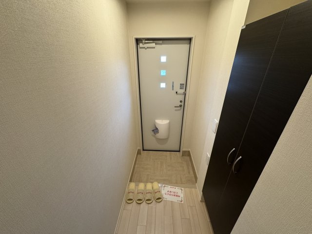 レサンス八街の玄関|エアコン(イメージ)