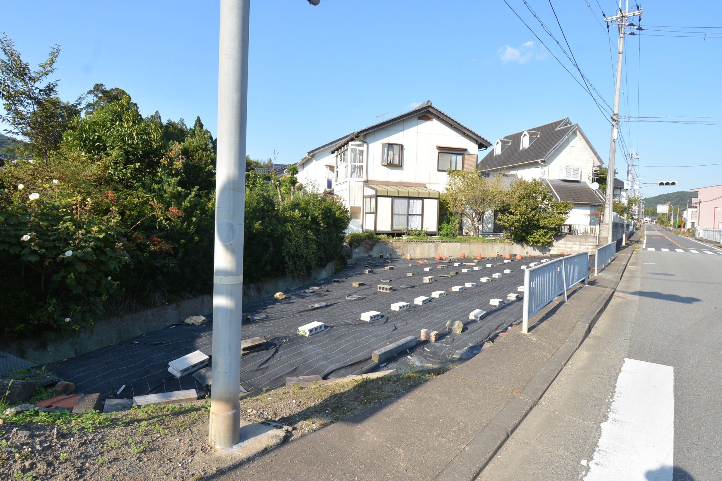 丹波市市島町下竹田の売地の外観