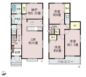 千葉市稲毛区園生町　新築分譲住宅A号棟の画像