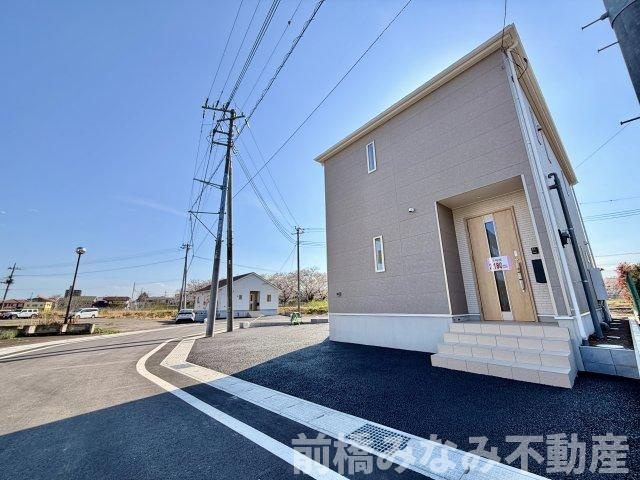 【新築】前橋市北代田町第10-1期　９号棟(全３棟)　クレイドルガーデン　新築建売分譲の外観|落ち着いた雰囲気の外観です