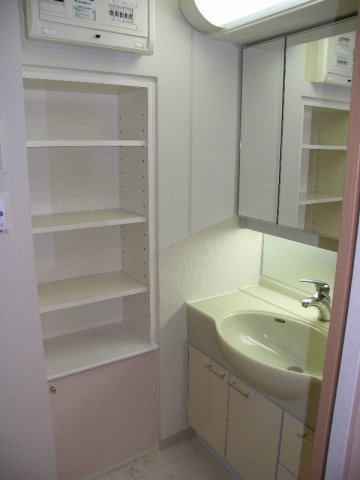 コアマンション御徒町フリージオの独立洗面台