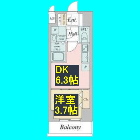 エスリードレジデンス東別院マークスの間取り