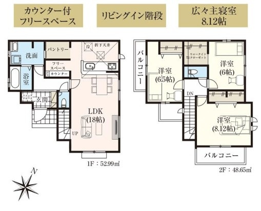 飯能市双柳25期全14棟　新築戸建　グラファーレの区画図