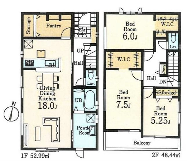 所沢下安松第七　全2棟　2号棟