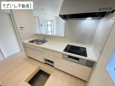 【キッチン】 | CRADLE GARDEN久喜市青毛第3　新築住宅 | ≪3号棟≫
現地(2026年5月撮影)