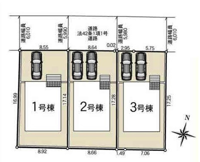 【区画図】 | CRADLE GARDEN久喜市青毛第3　新築住宅